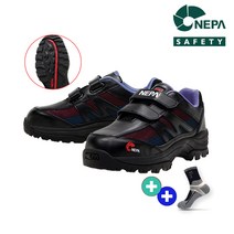 네파 4인치 안전화 경량화 GT-104 찍찍이 벨크로타입 발편한 가벼운 공용 + V존양말