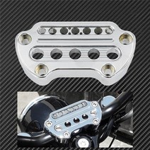 할리데이비슨 커버 장식 cnc 크롬 표시기 핸들 바 클램프 알루미늄 harley 호환품, 핸들바 클램프