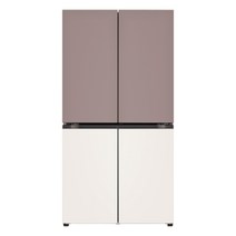 LG전자 [LG전자 공식인증점]LG 디오스 오브제컬렉션 매직스페이스 T873MKE111, 오브제컬렉션 클레이 핑크/베이지