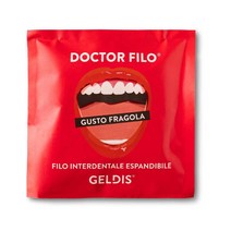 GELDIS 이탈리아 젤디스 닥터필로 휴대용 비건 치실 30M x 6개 세트 (스트로베리)