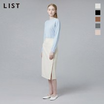 [리스트(LIST)] H라인 미디 랩 스커트_TWWSKM52010