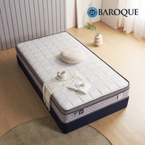 [바로크가구] 비발디 봄 26cm 유로탑 본넬스프링 침대 매트리스 SS, 색상:그레이