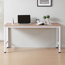 플라워가구 라이노 선반형책상 900 1200 1500 1800 컴퓨터책상 국내생산 테이블 입식컴퓨터책상, 1800기본형책상(화이트프레임)+아카시아상판