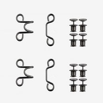헐렁한 바지도 셀프수선 바지 줄임핀 2세트, 블랙
