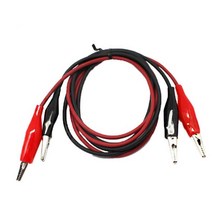 SAC-22 악어 클립 케이블 중 1m 1set 악어전선집게, CU 본상품선택, 상세페이지 참조