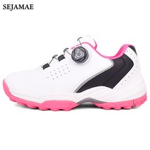 예쁜컬러 4cm 키높이 여성 다이얼골프화 스파이크리스 여자골프화