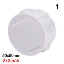 1Pcs 방수 전원 케이스 야외 ABS 플라스틱 IP65 전기 제어 DIY 실내 와이어 쉘 연결 케이블 분기 정션 박스, 50x50mm