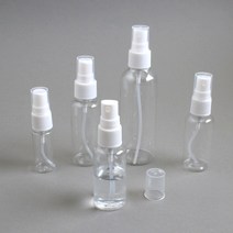 [아이디몬] 스프레이 공병 투명 플라스틱 휴대용 화장품 향수 오일 물감 용기, 15ml, 1개