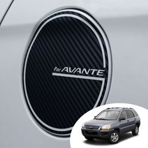 뉴스포티지 주유구 마스크 포인트 로고 데칼 스티커 오일캡 몰딩 카본 무광 유광 펄 시트지, 오로라블랙