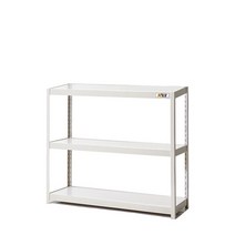 몬스터랙 플러스 1200x400x1200 3단 선반 철제선반 조립식앵글 베란다선반 조립식선반 앵글선반 랙, 아이보리(FD)