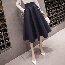 SAMARA 올가을 스커트 미디 치마 A라인 플레어