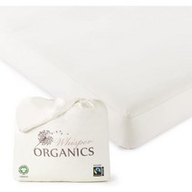651575 Whisper Organics 100 Waterproof Mattress Protector King Cover GOTS FairtradeCertified Organic
