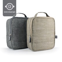 그로미미*리틀핑거 보온보냉백, 그레이