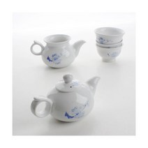 청화 3인 다기세트/3인다기세트/선물세트/다도/숙우, 청화3인다기세트
