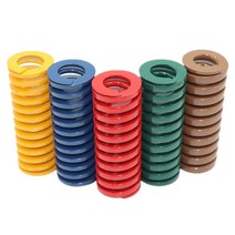 파워딜 DuoWeiSi 3D 프린터 부품 100 개/몫 M16 * 50 금형 스프링 색 65MN 재질 외경 16mm 길이 5cm, 02 TL-blue