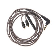 MMCX 슈어 이어폰 케이블 선 SE215 315 425 SE535 SE846 UE900, 마이크 + 볼륨컨트롤러 없음