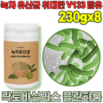 꼼꼼한 검수 통과한 자연이 주는 선물 락토 바실러스 플란 타룸 녹차 유산균 프락토 올리고당 위대한 V 133 녹자 우산균 위산균 유신균 프로바이오틱 가루 파우더 분말 파는곳 추천, 8