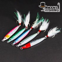 맨즈피싱 리얼 메탈지그 삼치 농어 갈치 볼락 고등어 산천어 8~40g, 40g, 03_코랄 블루