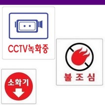 CCTV작동중 신사용표시 대문명패 어서오세요 불조심, 신사용(얼굴)