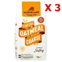 Mornflake Coarse Oatmeal 몬플레이크 콜스 오트밀 750g X 3팩