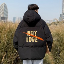패딩남하프코트남 도톰패딩남후드빵복남BF-