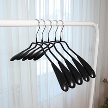 씨인크 논슬립 어깨뿔방지 옷걸이, 남성 상의 코팅 블랙, 30개