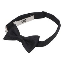 DAKS 솔리드 반려견 펫보타이 블랙