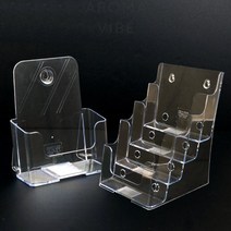 VEDANA 카달로그브로셔꽂이 A5 아크릴POP꽂이, 3단