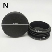천장택스 해펠레 싱크대쇼바 천장점검구 10pcs 라운드 파이프 플러그 돔형 플라스틱 블랭킹 엔드 캡 튜브 삽입 1214161920222528303238, 50mm