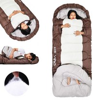 한타오 겨울 침낭 초대형공간 침낭 손 신축 자유, 2.8KG-슈퍼 두께