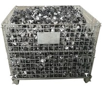 롤테이너 접이식 트롤리 핸드 카트 택배 운반기, 바퀴없는 120x100x89 구멍 5x10cm