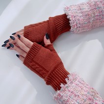 pkpj 한줄 꽈배기 민자 핸드워머 5color