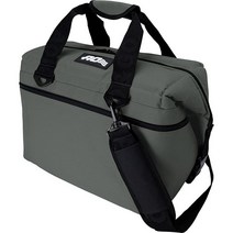 AO Coolers 고밀도 단열재가 있는 오리지널 소프트 쿨러 모시 오크 24캔, 12-Can, Charcoal