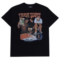 록 락티셔츠 패션 펑크룩 고스룩 반팔 오버핏 티셔츠