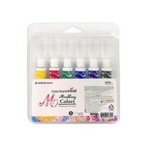 문구랑만들기랑 [종이나라] 비비드 마블링물감 6색 12mL
