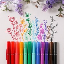 톰보우 플레이칼라K 수성 사인펜 36color, 80 푸시아 핑크