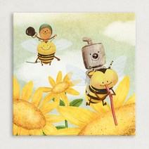 아트박스/꾸밈 iw655-깡통로봇과나무인형의상상나라_노프레임, 2타입