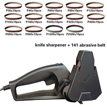 벨트샌더 목공 탁상 밸트 그라인더 전문 전기 나이프 숫돌 그라인더 샌드 벨트 주방 샤프닝 머신 호닝 시스템 목수 도구 2022 신제품 104197, Knife sharpener sets 11, EU PLUG