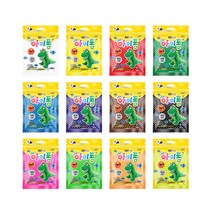 [문구조아] 아모스 아이폼 50g 폼이 들어있는 점토 클레이 검정, 9개