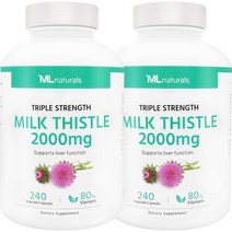 2병 마이라이프 내추럴스 밀크시슬 2000mg 240정