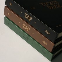 [비온뒤] 비온뒤 TICKET BOOK / 뮤지컬 콘서트 영화표 메모, 그린
