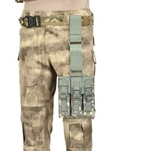 다리가방 전술백 허리벨트 등산용 오토바이전술 퀵 릴리스 mp5 mp7 드롭 레그 트리플 잡지 파우치 mag 가방 홀더 카트리지 클립 파우치 airsoft 군사, 그들에게