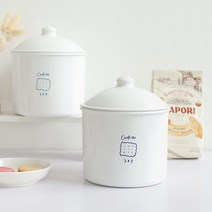 원형 과자 보관 통 2.8L 분유 쿠키 시리얼 밀가루 잡곡, 1개