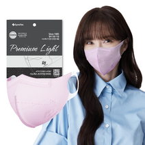 시노텍스 ePTFE 인공혈관 신소재 마스크 컬러 디자인핏 중형, 1개입, 50개, 라이트핑크