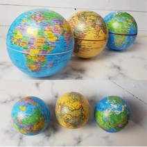 쭈bapha_자전하는 지구본 LED 선물용 학습용 미니 인테리어소품 책상 모형 회전 탁상용♥LtMS, ♥LtMS엔틱 지구본