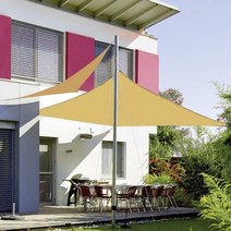 차양막_그늘막_카페_패브릭썬쉐이드_차단막_옥상_사각_가림막_삼각_테라스 709C, 패브릭썬쉐이드 사각3x4 피치