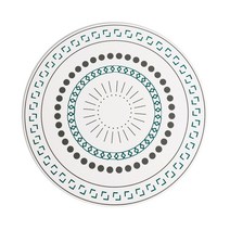 브루마 실리콘 인덕션 보호매트 스크래치 방지 패드, 노르딕 원형 패턴1, 1개