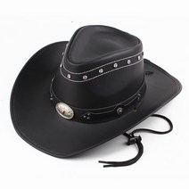 서부 캡 모자 서부영화 고급 페도라 58cm 원사이즈, D