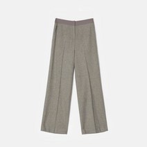 [BEANPOLE] 빈폴 레이디스 베이지 멜란지 밴딩 와이드 팬츠(BF0X21U32A)