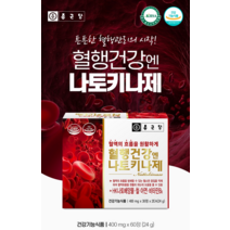 혈액순환제 혈행 혈액순환 개선제 영양제 정맥순환, 옵션3. 종근당 나토키나제 3+1(8개월분), 60정